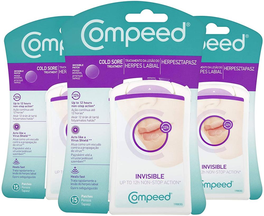 Compeed Invisible Cold Sore 15 patches
