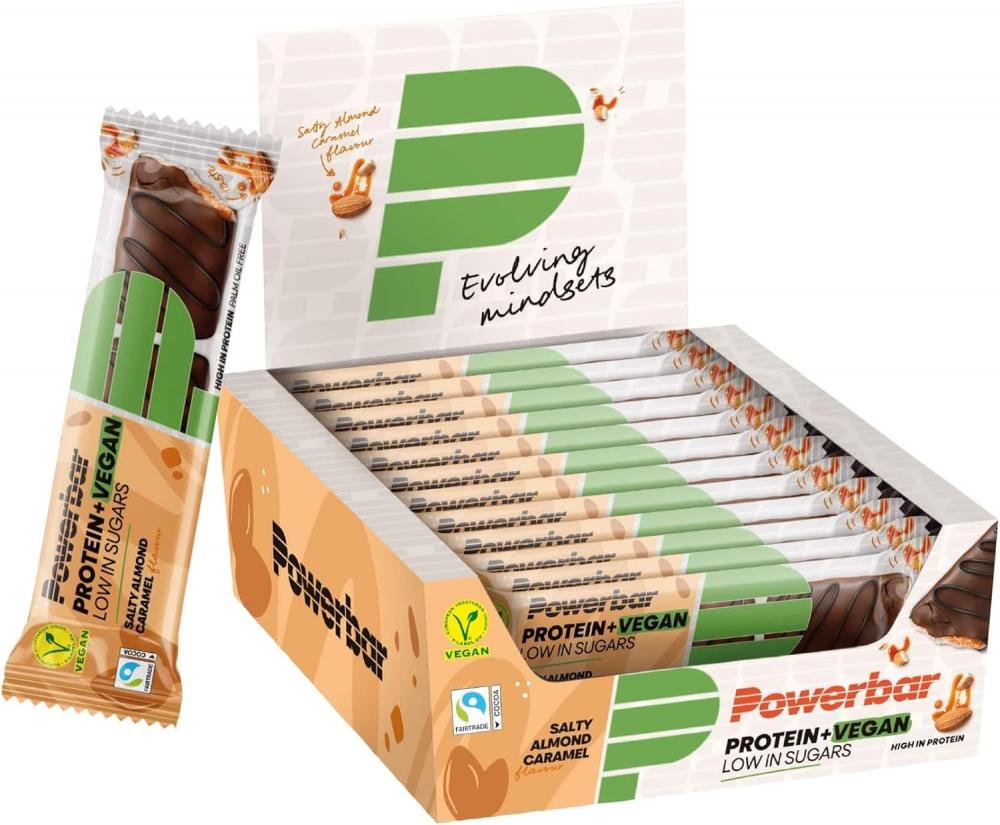 PowerBar Protein Plus Low Sugar Vegan Salty Almond Caramel 42g