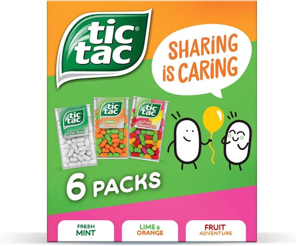 SALE  Tic Tac Sharing Is Caring 6x49g