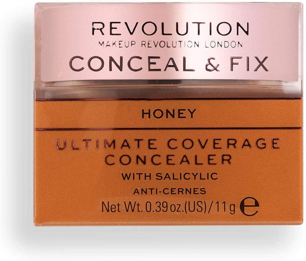 Revolution Conceal and Fix Ultimate Coverage Concealer Honey 11g