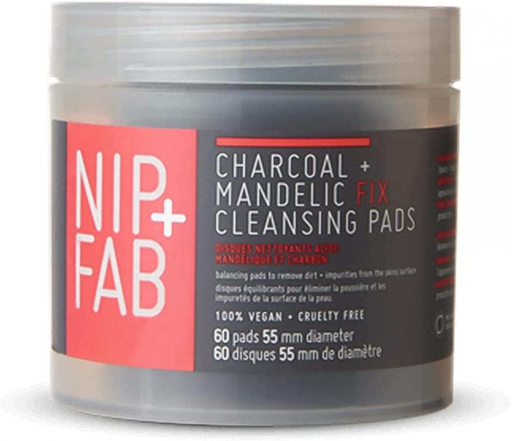 NIP FAB Charcoal and Mandelic Acid Fix Daily Pads 60 pads