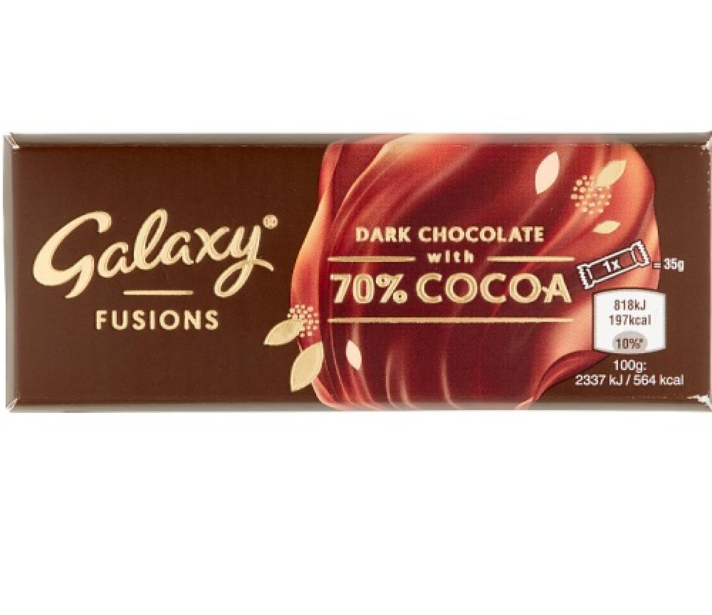 Galaxy Fusions Dark Chocolate 35g