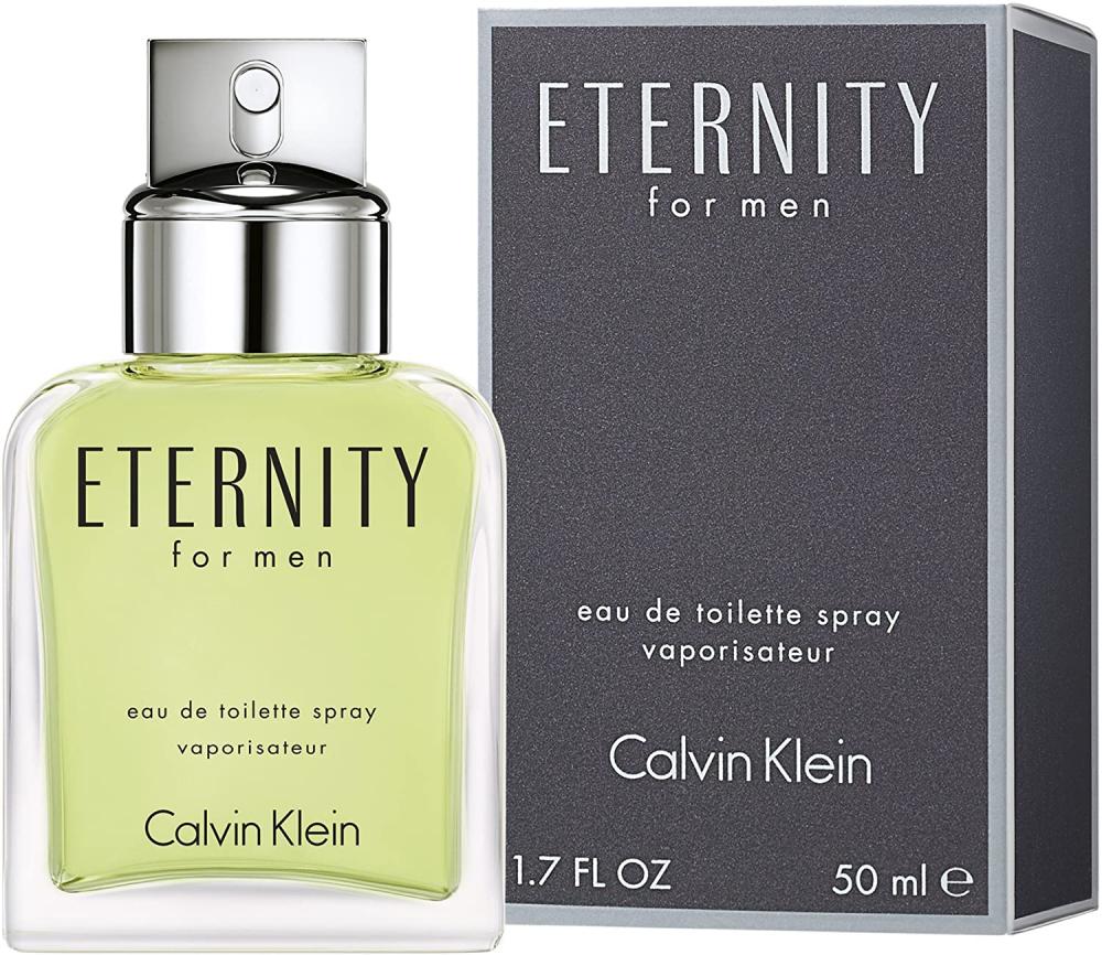 Calvin Klein Eau De Toilette Eternity for Men 50ml Damaged Box