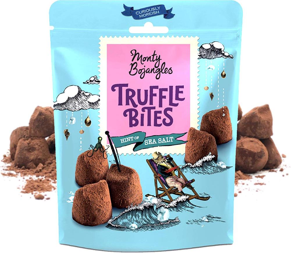 Monty Bojangles Truffle Bites with a hint of Sea Salt 100g Approved Food