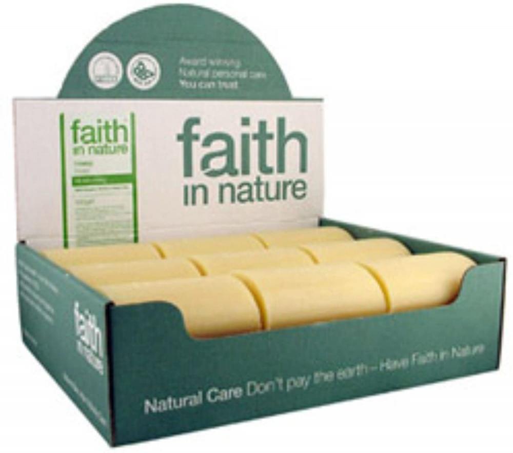 Faith In Nature Hemp Lemongrass Soap Unwrapped 18x100g