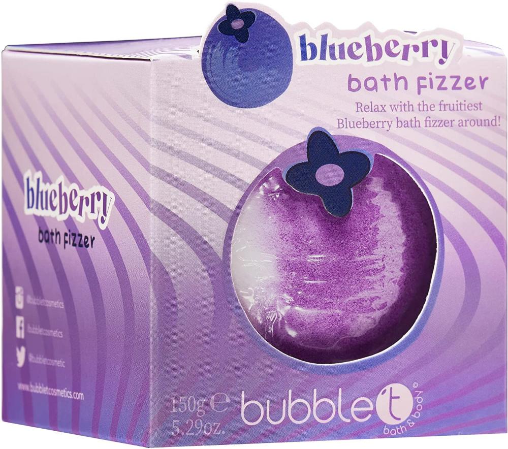 Bubble T Blueberry Bath Bomb Fizzer 150g