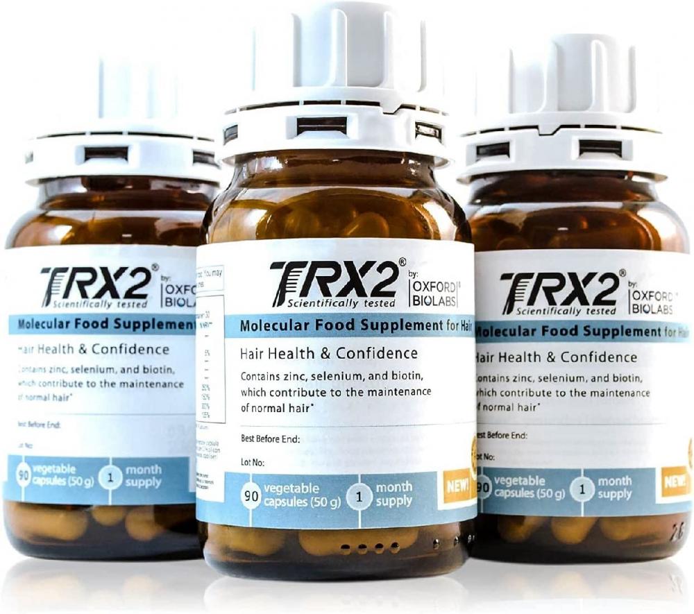 TRX2 Molecular Food Supplement For Hair 3x90Capsules