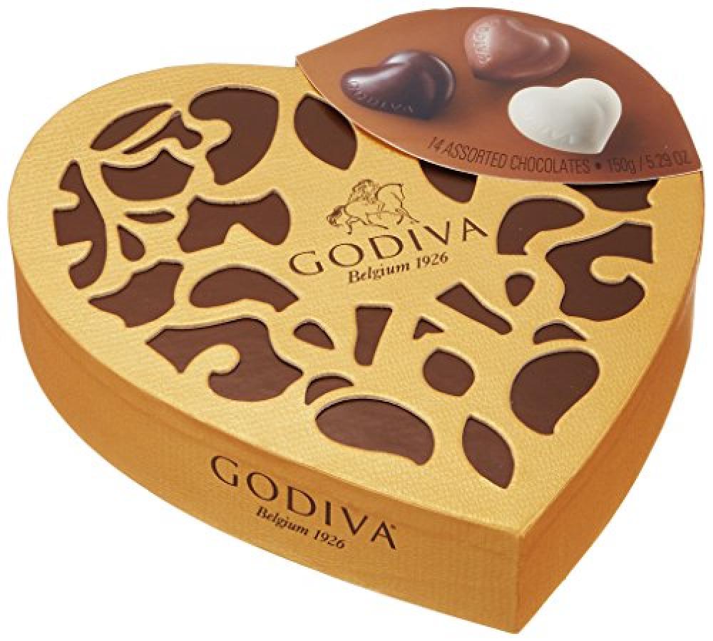 Godiva Coeur Iconique Grand Chocolates 14 Pieces