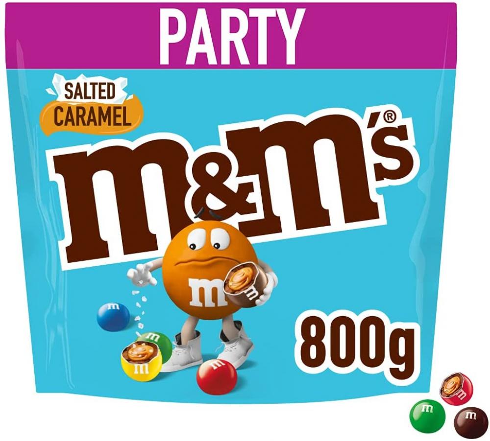 M and Ms Salted Caramel Chocolate Party Bulk Bag 800g