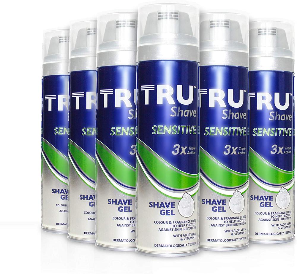 TRU Sensitive Triple Action Shave Gel 200 ml