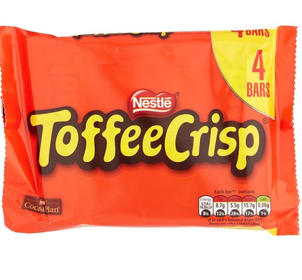 Nestle Toffee Crisp 4 x 31g