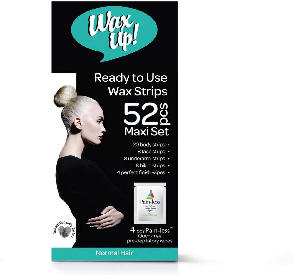 Wax Up Ready-to-Use Wax Strips Maxi Kit Normal