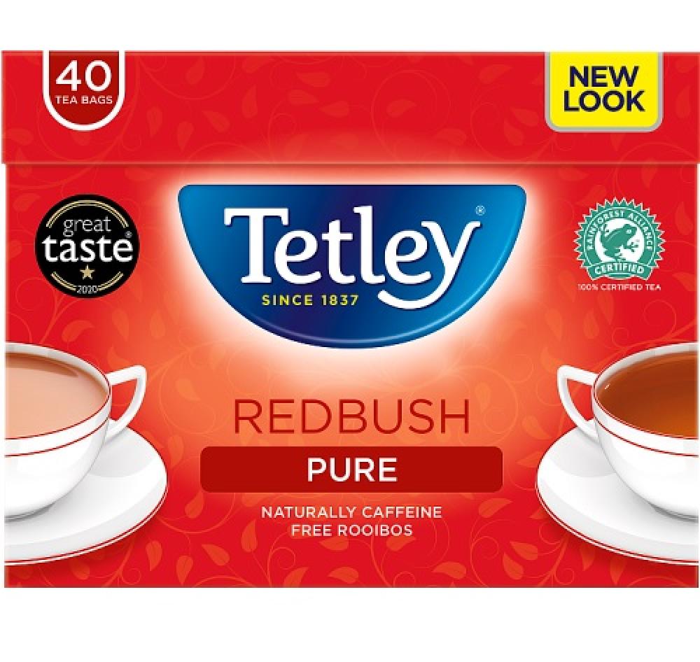 Tetley Redbush 40 Teabags 100g
