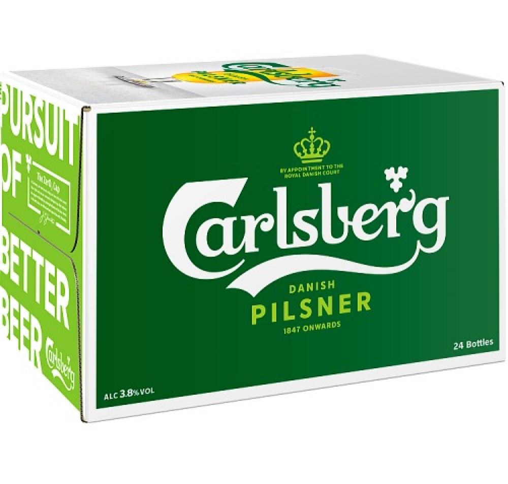 SALE Carlsberg Danish Pilsner 24 x 330ml | Approved Food