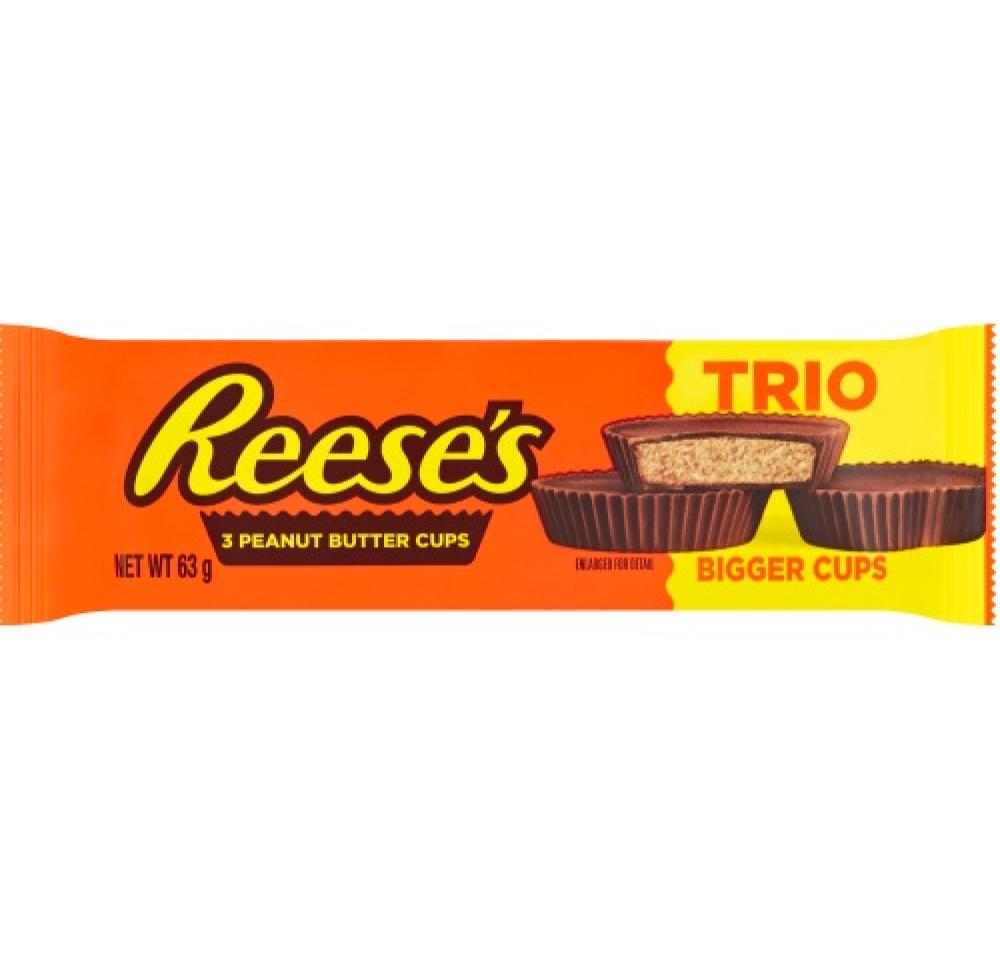 Reeses Trio 3 Peanut Butter Cups 63g