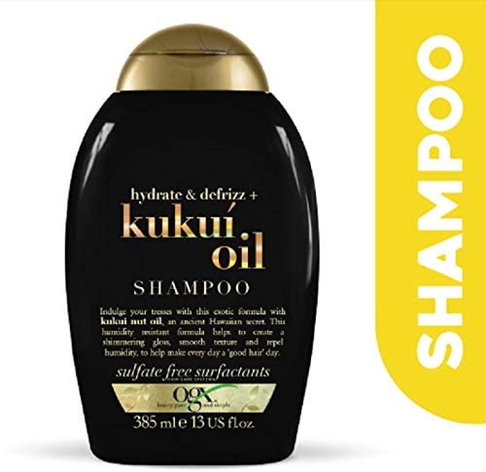 Ogx Hydrate and Defrizz Kukui Oil Shampoo 385 ml