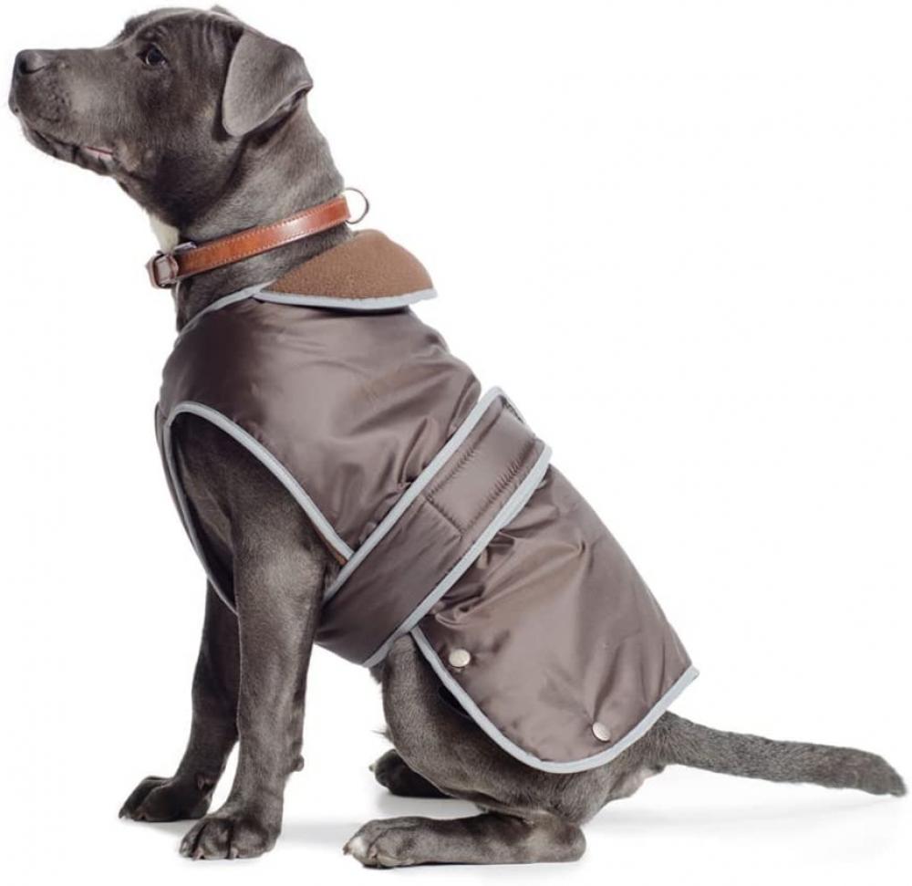 Ancol Muddy Paws Coat and Chest Protector Chocolate Small