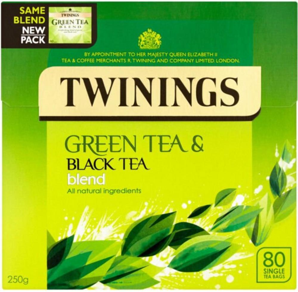 Twinings Green Tea And Black Tea Blend 250g | Approved Food