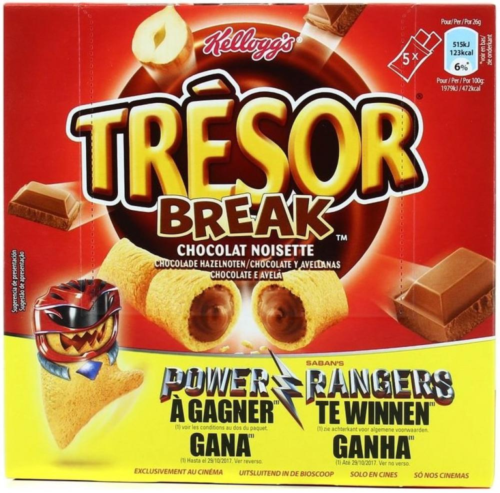 Kellogg's Tresor chocolate breakfast cereals with hazelnut flavour