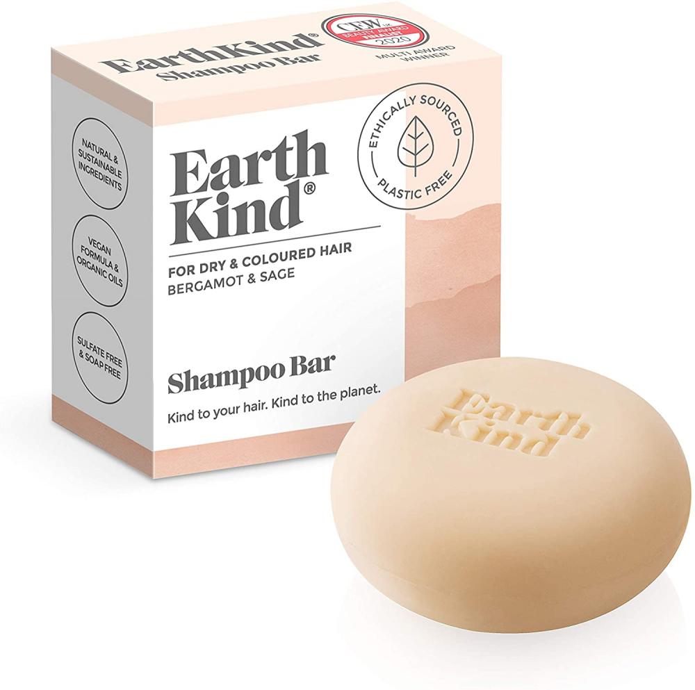 EarthKind Bergamot and Sage Shampoo Bar 50g