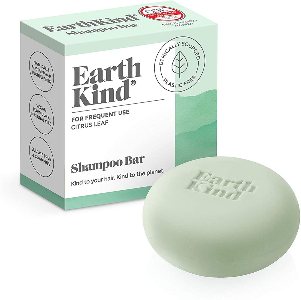 EarthKind Citrus Leaf Shampoo Bar 50g