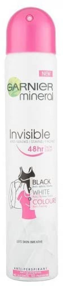 Garnier Mineral Invisible Black and White 48 Hour Deodorant Spray 250ml