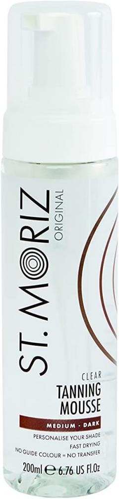 St Moriz Original Clear Tanning Mousse Medium to Dark 200ml