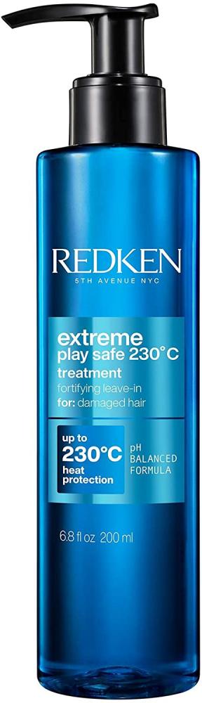 Redken Extreme Play Safe 230 Heat Protection Treatment For Damaged Hair 200ml