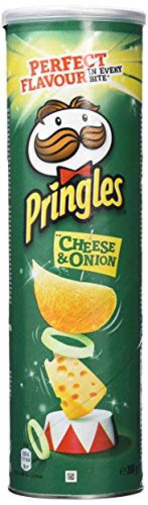 Pringles Cheese and Onion Crisps 200g | Approved Food
