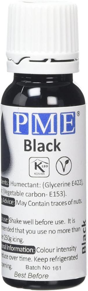 PME Natural Food Colouring Black 25g