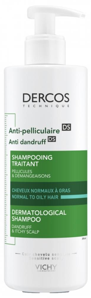 Vichy Dercos Anti-Dandruff Advanced Action Shampoo Normal to Oily Hair 390 ml
