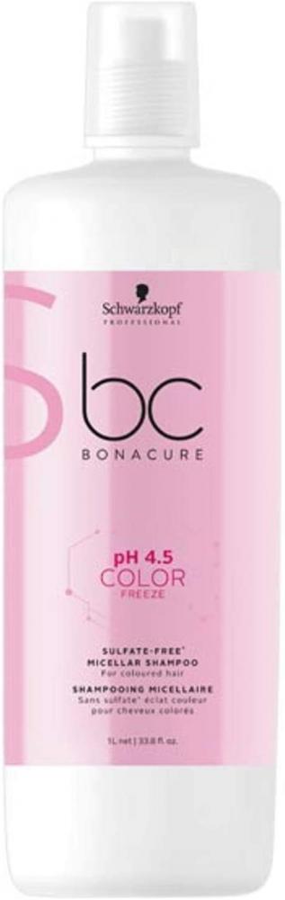Schwarzkopf Professional Bonacure Color Freeze Ph 4.5 Micellar Sulfate Free Shampoo 1L