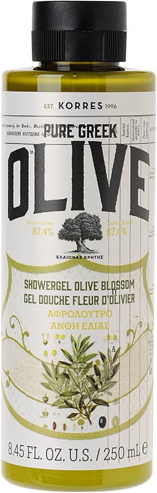 KORRES Pure Greek Olive Natural Olive Blossom Shower Gel Vegan 250ml