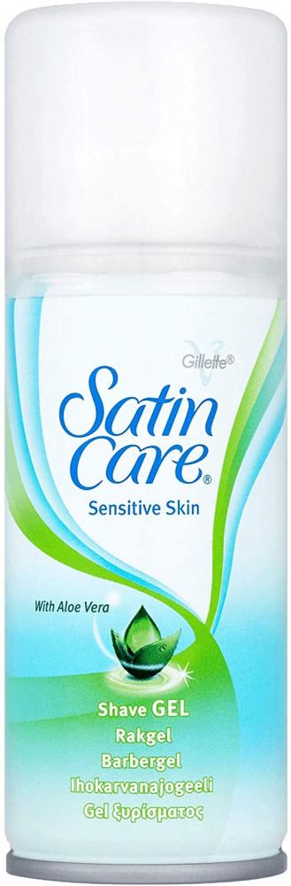 Gillette Satin Care Womens Shaving Gel Sensitive 75 ml