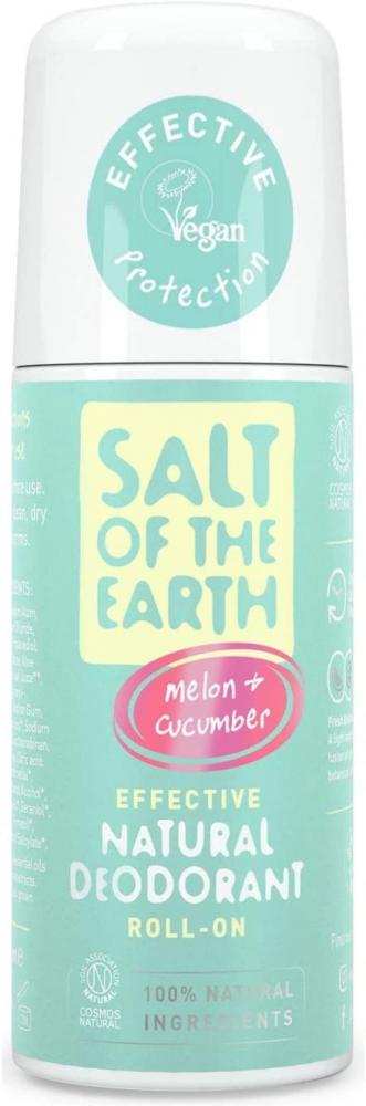 Salt of the Earth Natural Deodorant Roll On Melon and Cucumber 75ml