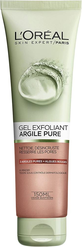 Loreal Paris Gel Exfoliant Visage Skin Expert 3 Argile Pure 150ml