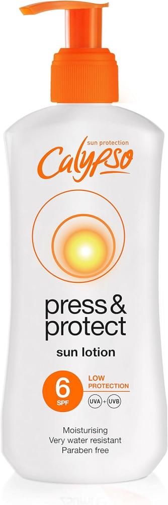 Calypso Press and Protect Sun lotion SPF6 200ml