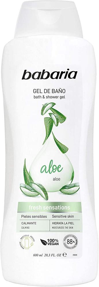 Babaria Naturals Aloe Vera Bath and Shower Gel 600ml