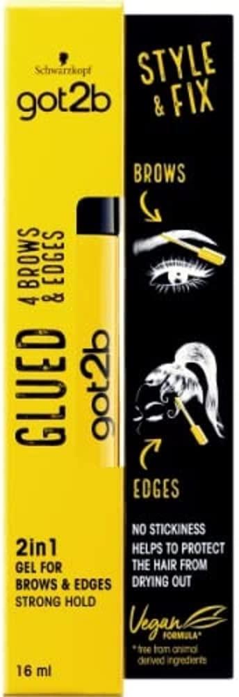 Schwarzkopf got2b Glued for Brows and Edges 2 in 1 Wand Gel 16ml