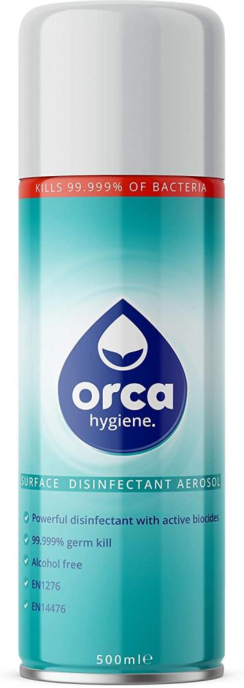 OrcaGel Alcohol-Free Aerosol Surface Disinfectant 500ml