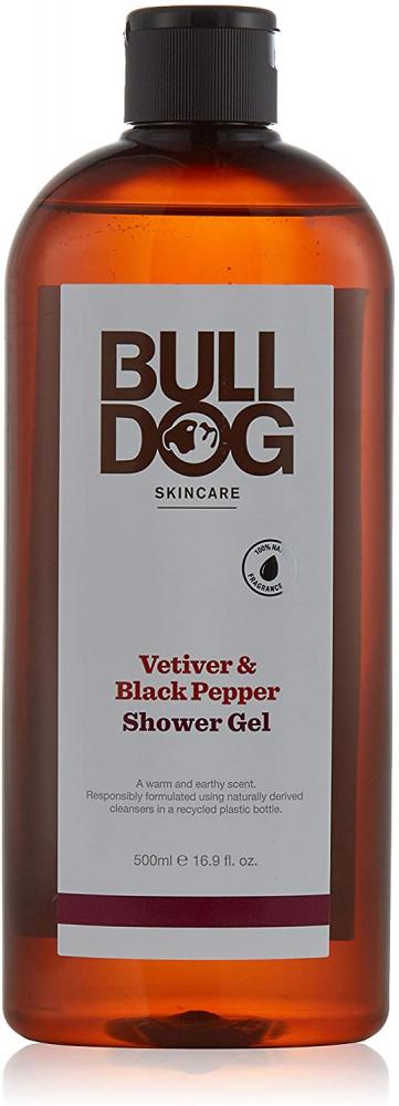 Bulldog Black Pepper and Vetiver Shower Gel 500ml