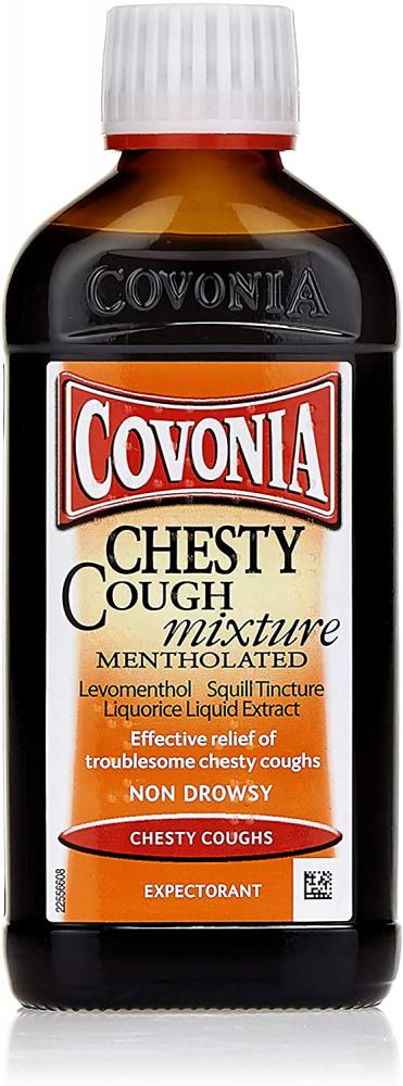 Covonia Chesty Cough Mixture Syrup Mentholated 180 ml