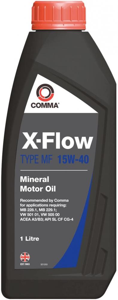 Comma X Flow 15W 40 Mineral Motor Oil 1 Litre