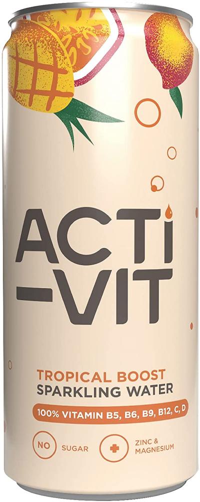 Acti-Vit Tropical Boost Sparkling Water 330ml