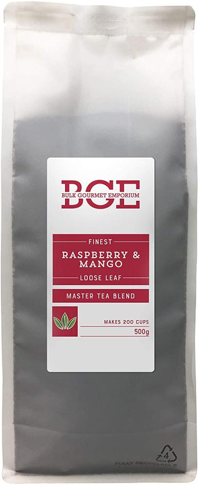 SALE  Bulk Gourmet Emporium Raspberry and Mango Loose Leaf Tea 500g