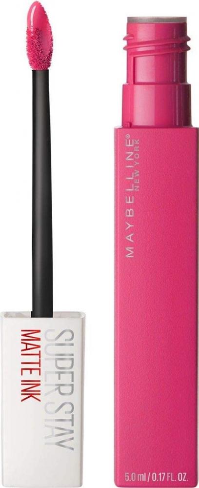 Maybelline Superstay Matte Ink Longlasting Liquid Pink Lipstick 30 Romantic