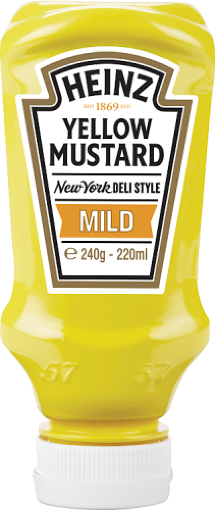 SALE  Heinz Yellow Mustard Mild 240g