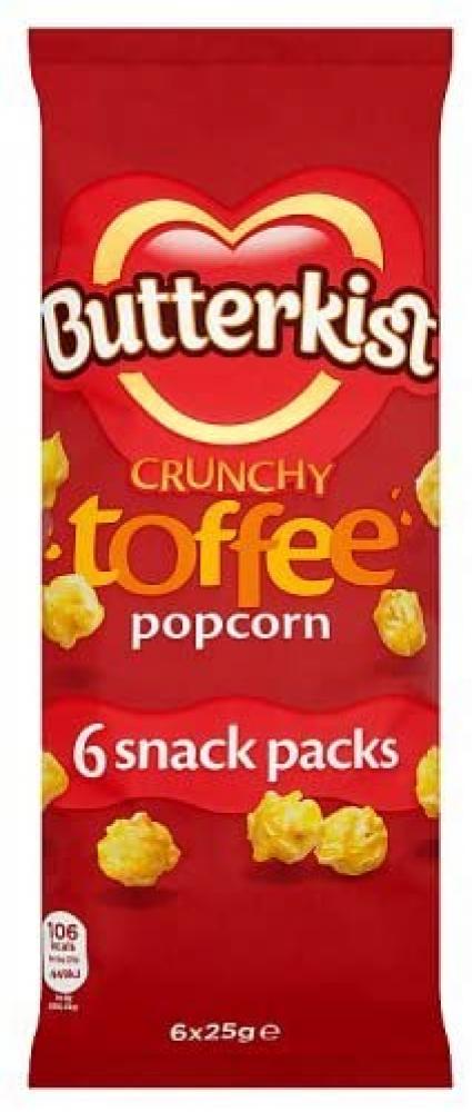 Butterkist Crunchy Toffee Popcorn 6x20g