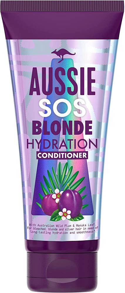 Aussie SOS Blonde and Silver Hair Hydration Vegan Hair Conditioner 200 ml