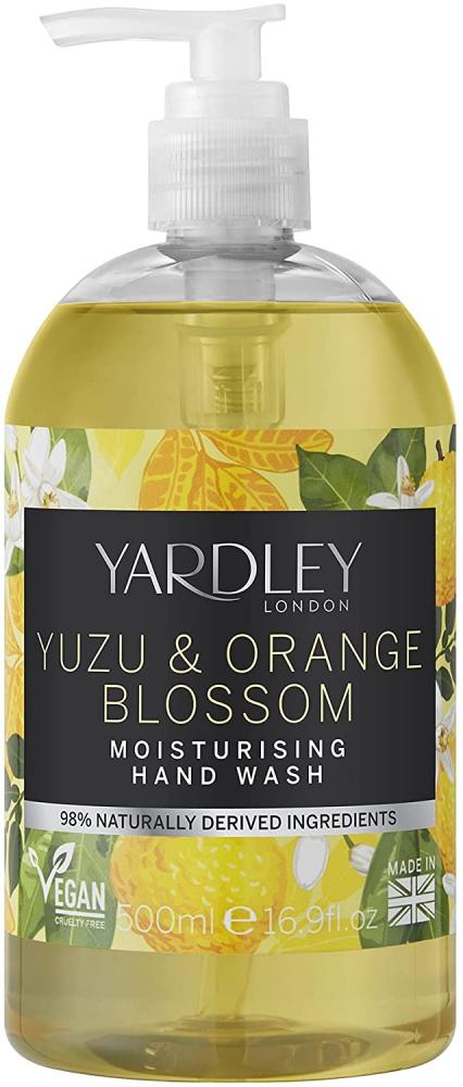Yardley London Deluxe Yuzu and Orange Blossom Botanical Hand Wash 500 ml